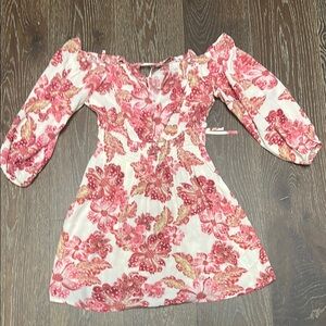 Floral Off-Shoulder Dress